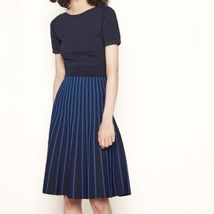 Maje blue knit dress
